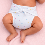 Printed Muslin Nappies for Baby | Soft & Breathable Cotton Reusable Cloth Diapers | Washable Langot for Newborns & Infants