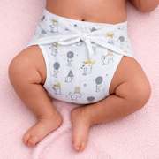 Printed Muslin Nappies for Baby | Soft & Breathable Cotton Reusable Cloth Diapers | Washable Langot for Newborns & Infants