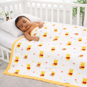 Organic 100% Cotton 6 layer Baby Muslin Blanket Cloth | Ultra-Soft & Breathable | 110×110 cm | Newborn–12 Months