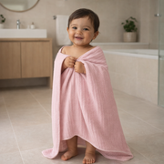 Micro Cotton LuxeLite Versatile Towel, Pink (size: 58x122 cms)