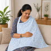 Baby Cotton Apron | Soft & Absorbent Feeding Apron for Babies | Comfortable & Washable Baby Feeding Essential