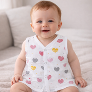 Muslin Button Type Jablas | Muslin Front Button Top For Babies