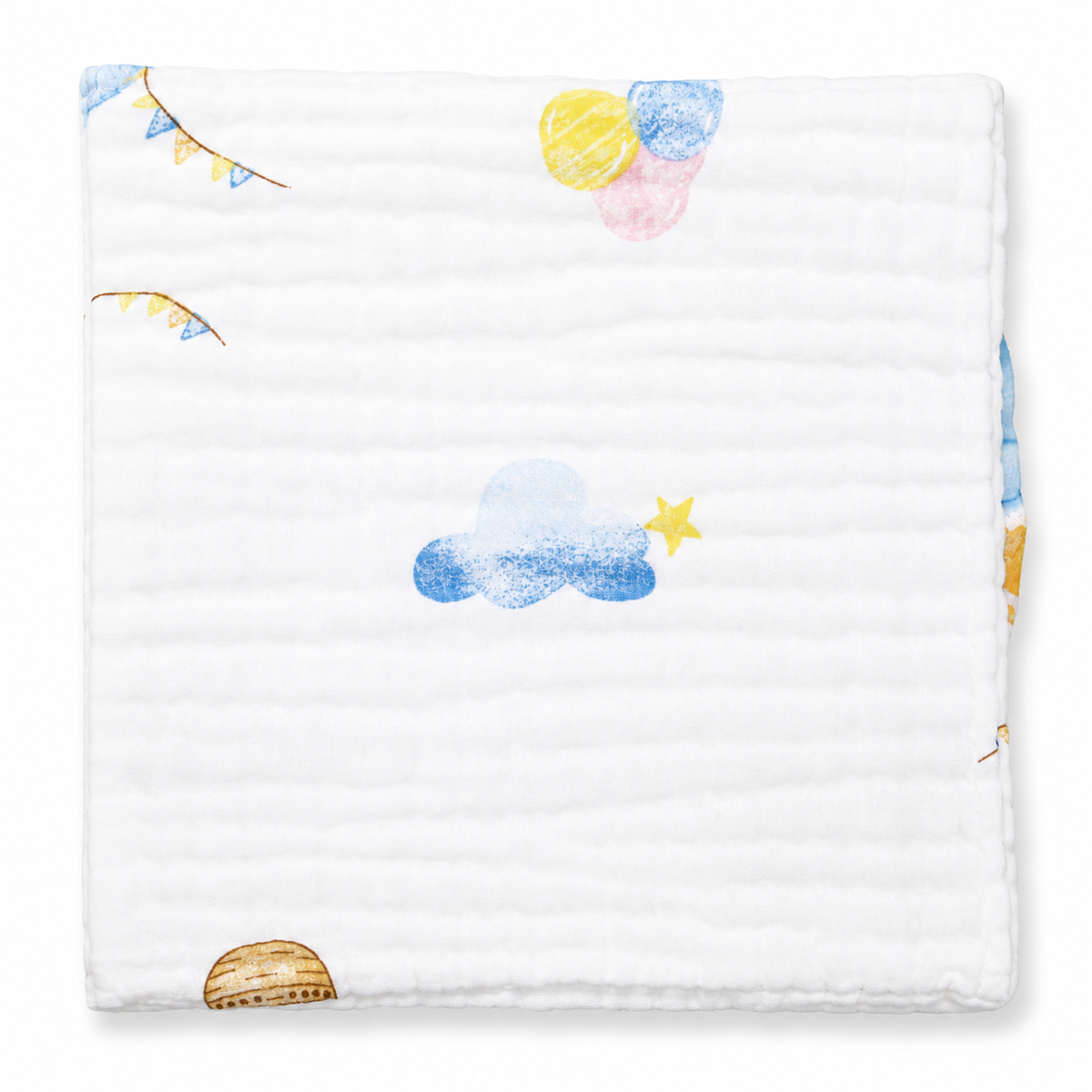 4 layer muslin baby towel – Design 2 detail