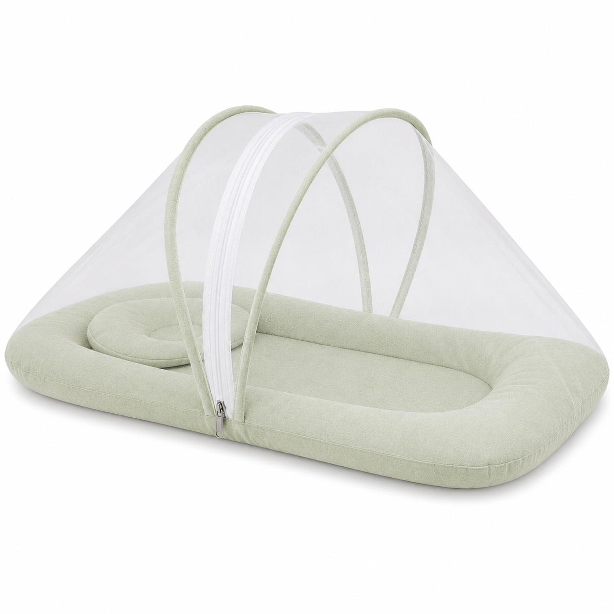 Premium Baby Bedding Set with Mosquito Net | Soft Cotton Newborn Carry Nest | Portable Baby Sleeping Bed with Head Pillow