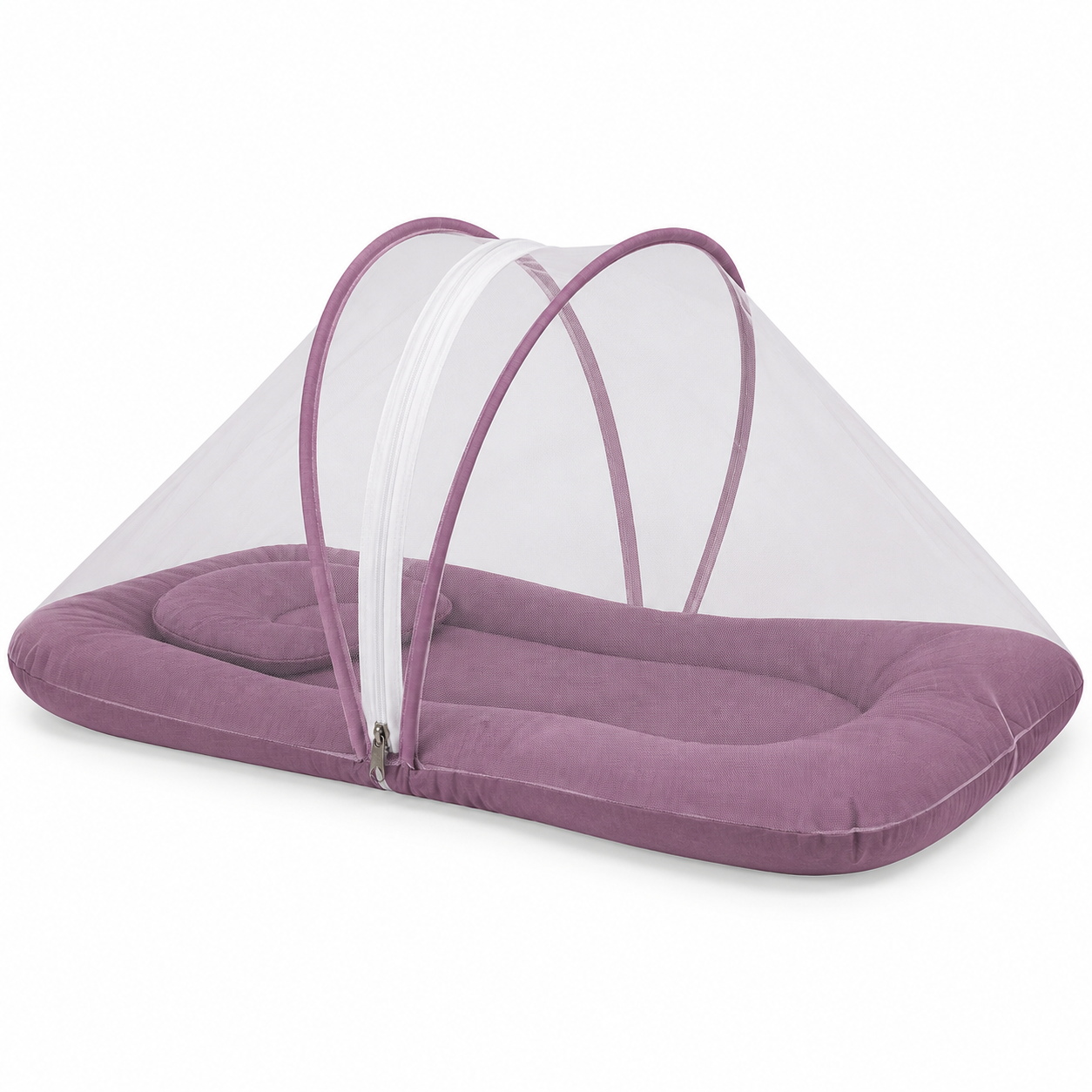 Premium Baby Bedding Set with Mosquito Net | Soft Cotton Newborn Carry Nest | Portable Baby Sleeping Bed with Head Pillow