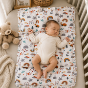 Premium Baby Bedding Mattress | Soft Cotton Quilted Baby Sleeping Bed | Lightweight & Comfortable | Newborn Baby Mattress
