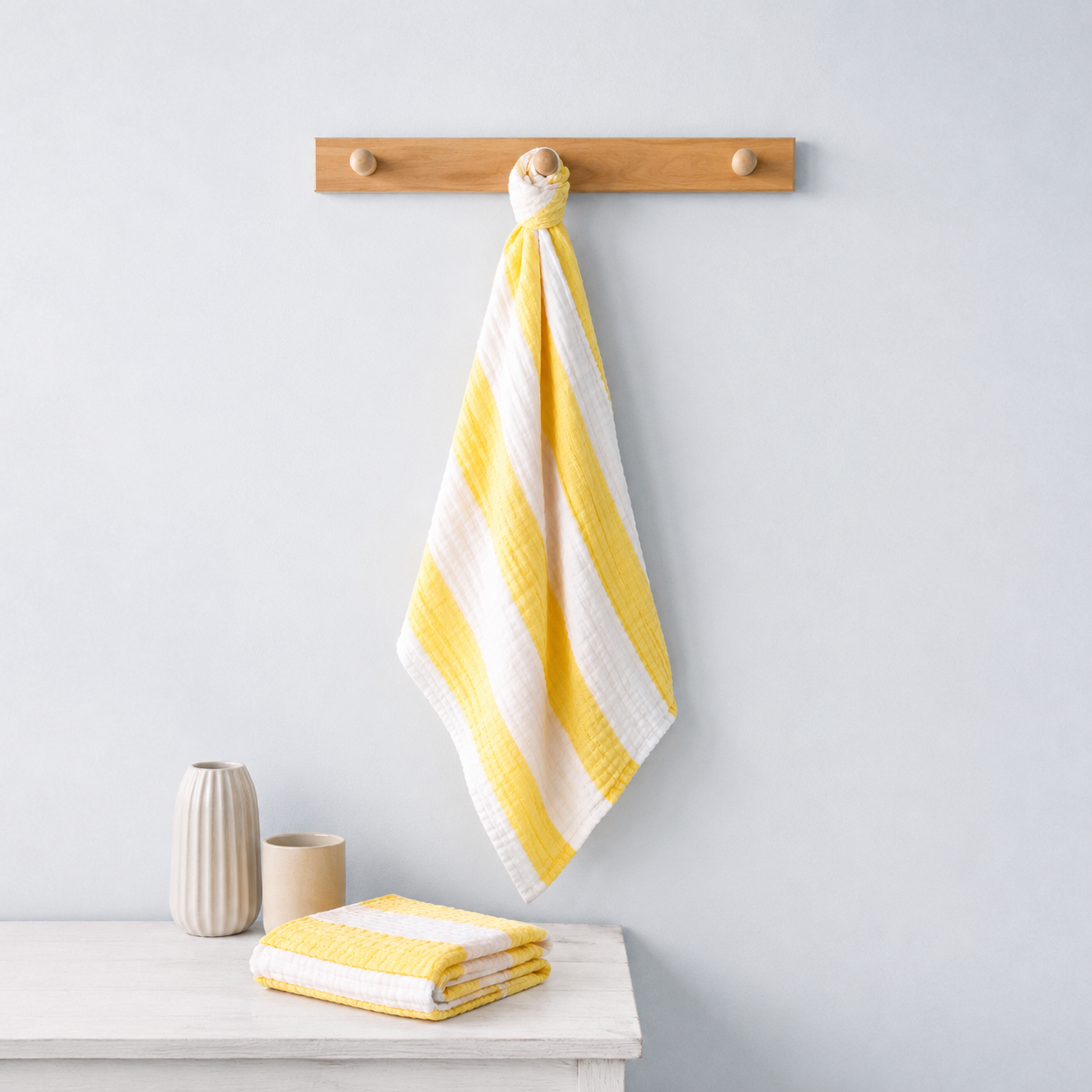 1st Step Baby Swaddle | Soft & Breathable Multi-Purpose Wrapper, Blanket & Towel for Newborns & Infants