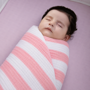 1st Step Baby Swaddle | Soft & Breathable Multi-Purpose Wrapper, Blanket & Towel for Newborns & Infants
