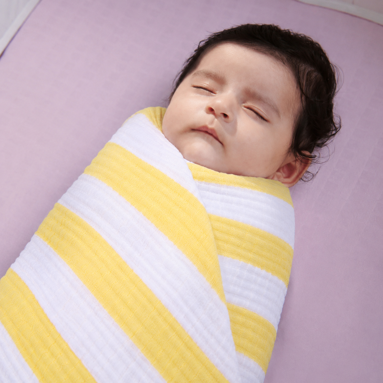 1st Step Baby Swaddle | Soft & Breathable Multi-Purpose Wrapper, Blanket & Towel for Newborns & Infants