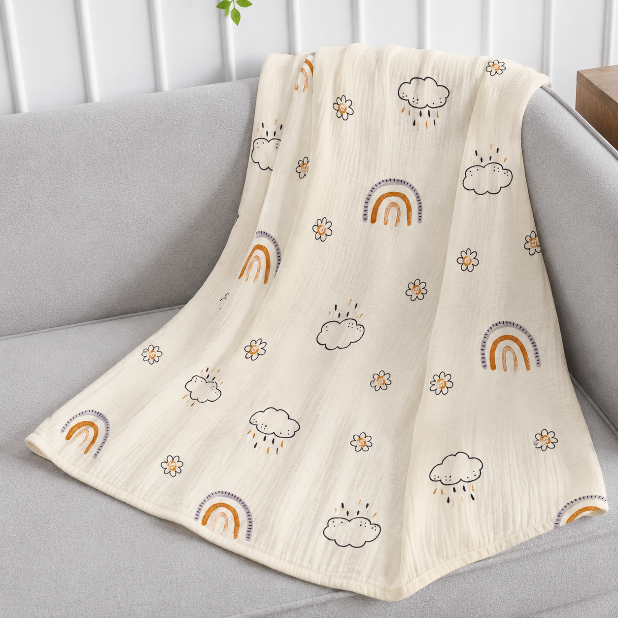 1st Step Baby Swaddle | Soft & Breathable Newborn Swaddle Wrap | Comfortable Baby Receiving Blanket for Infants