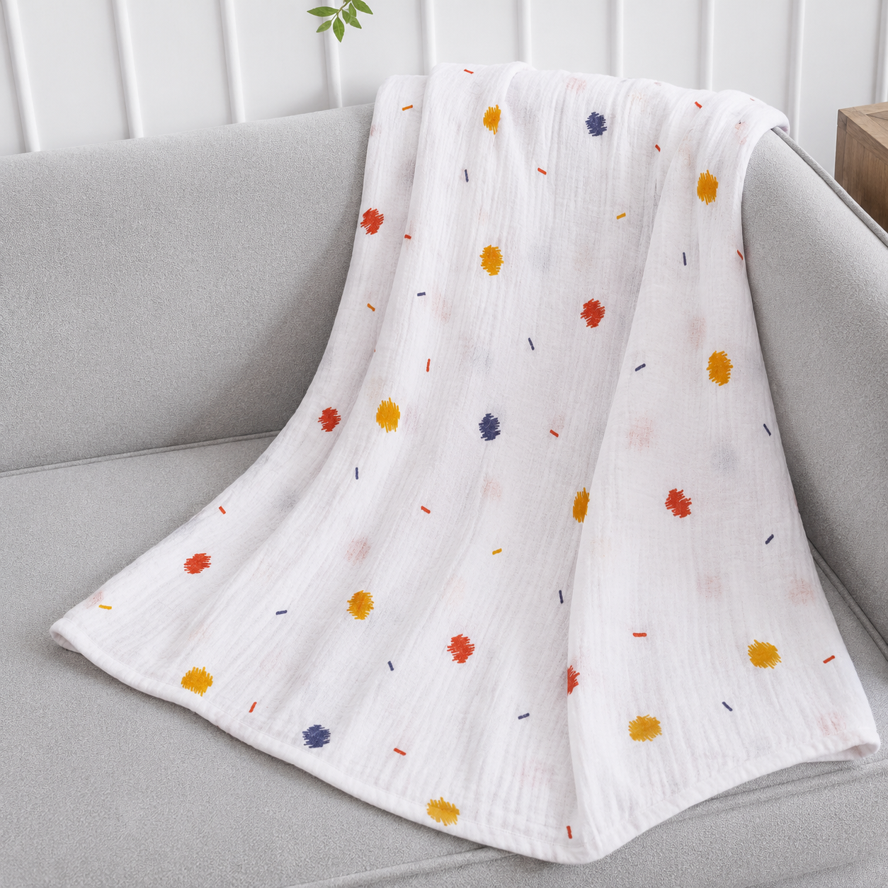 1st Step Baby Swaddle | Soft & Breathable Newborn Swaddle Wrap | Comfortable Baby Receiving Blanket for Infants