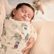 1st Step Baby Swaddle | Soft & Breathable Newborn Swaddle Wrap | Comfortable Baby Receiving Blanket for Infants