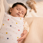 1st Step Baby Swaddle | Soft & Breathable Newborn Swaddle Wrap | Comfortable Baby Receiving Blanket for Infants