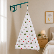 Premium Baby Cradle Cloth with Mosquito Net | Soft Cotton Hanging Cradle Fabric | Breathable | Newborn Baby Swing Cloth