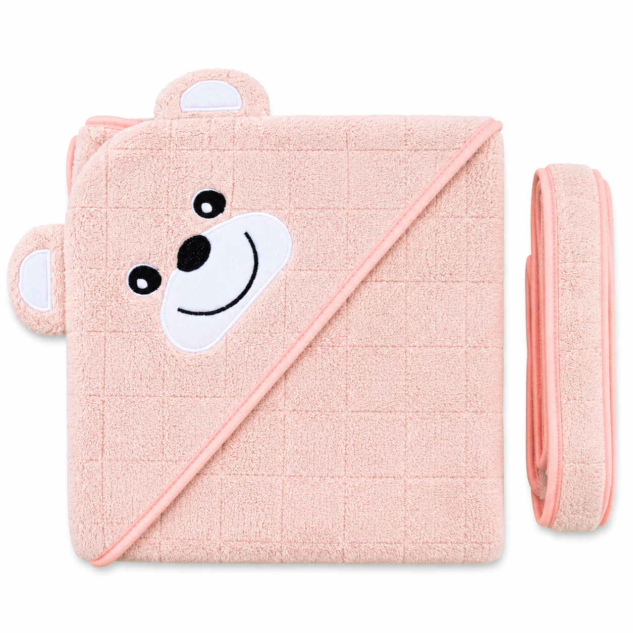 Premium Hooded Baby Bath Towel with Cute Bear Design – Ultra Soft Absorbent Baby Wrap Towel for Newborns, Infants & Toddlers