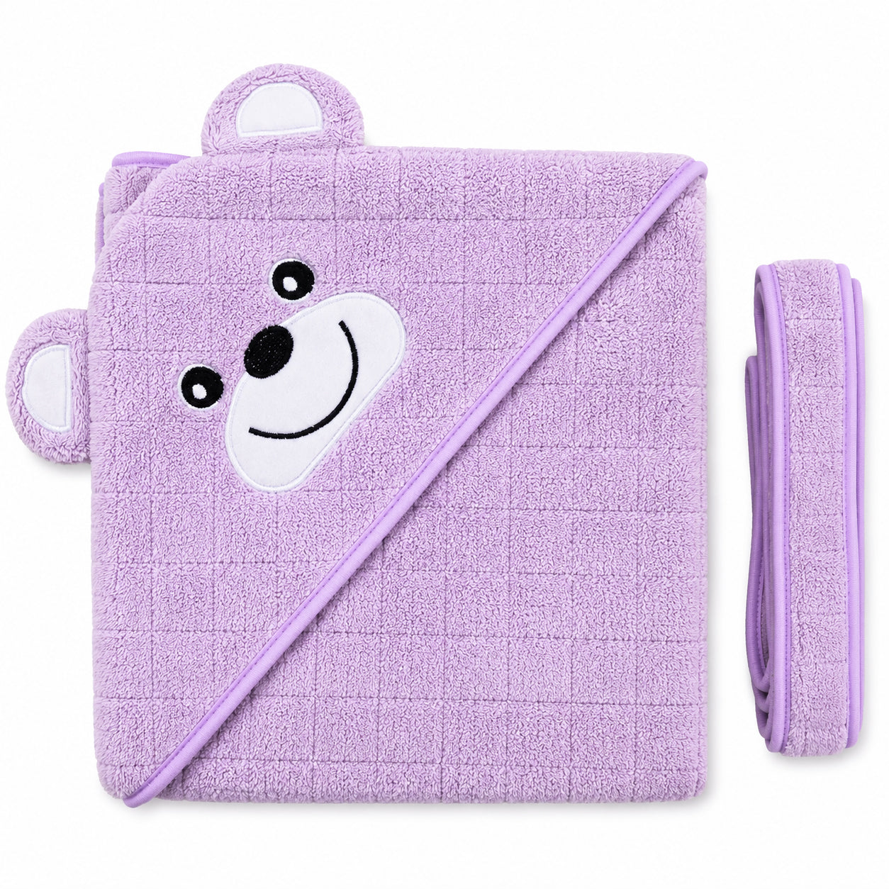 Premium Hooded Baby Bath Towel with Cute Bear Design – Ultra Soft Absorbent Baby Wrap Towel for Newborns, Infants & Toddlers