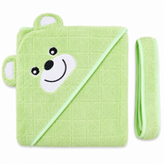 Premium Hooded Baby Bath Towel with Cute Bear Design – Ultra Soft Absorbent Baby Wrap Towel for Newborns, Infants & Toddlers