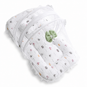 Premium Baby Bedding Set with Mosquito Net | 100% Insect Protection, Zip Closure & Baby Pillow