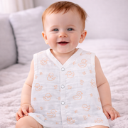 Muslin Button Type Jablas | Muslin Front Button Top For Babies