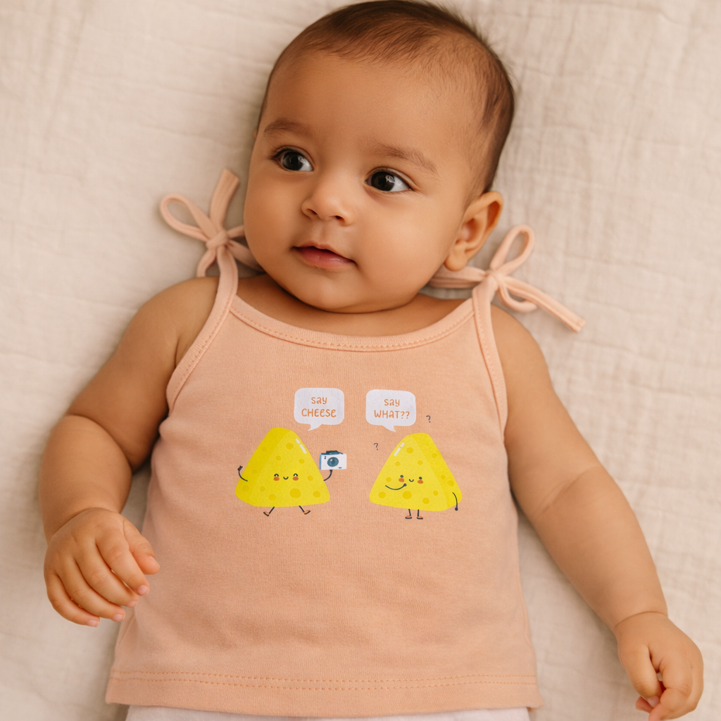 Cotton Knot Jablas for Newborn Baby | Soft Breathable Tie-Up Baby Jablas | Comfortable Daily Wear Infant Top