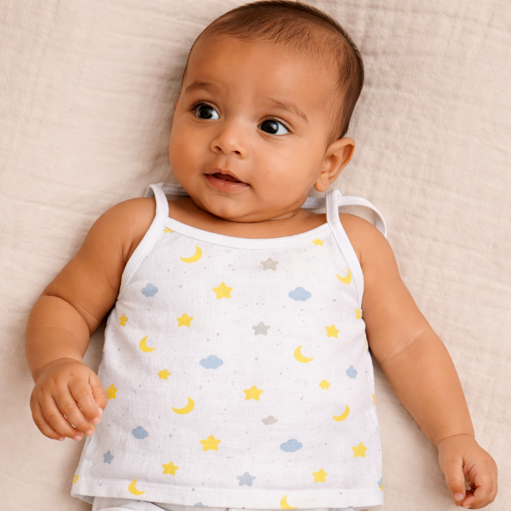 Muslin Knot Type Jablas | Muslin Knot Top For Babies