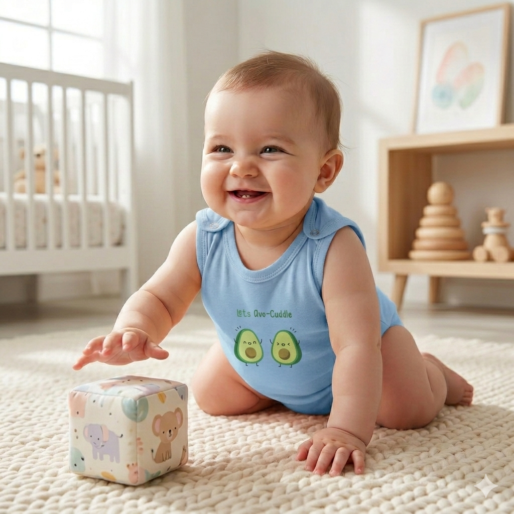 Shoulder Button Jablas for Baby | 100% Organic Cotton Top for Newborns & Infants | Soft & Breathable Baby Wear