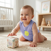 Shoulder Button Jablas for Baby | 100% Organic Cotton Top for Newborns & Infants | Soft & Breathable Baby Wear