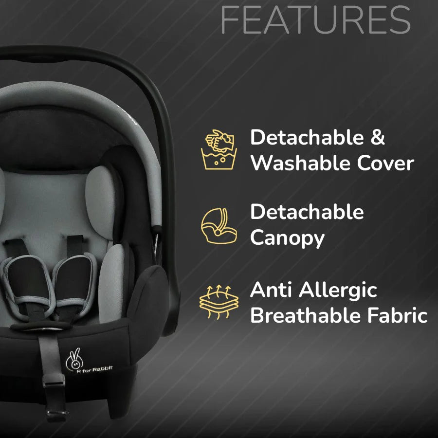 Picaboo Sportz 3-in-1 Convertible Baby Carry Cot, Rocker & Feeding Chair | Portable Newborn to Toddler Seat | Comfortable & Multi-Functional Baby Gear