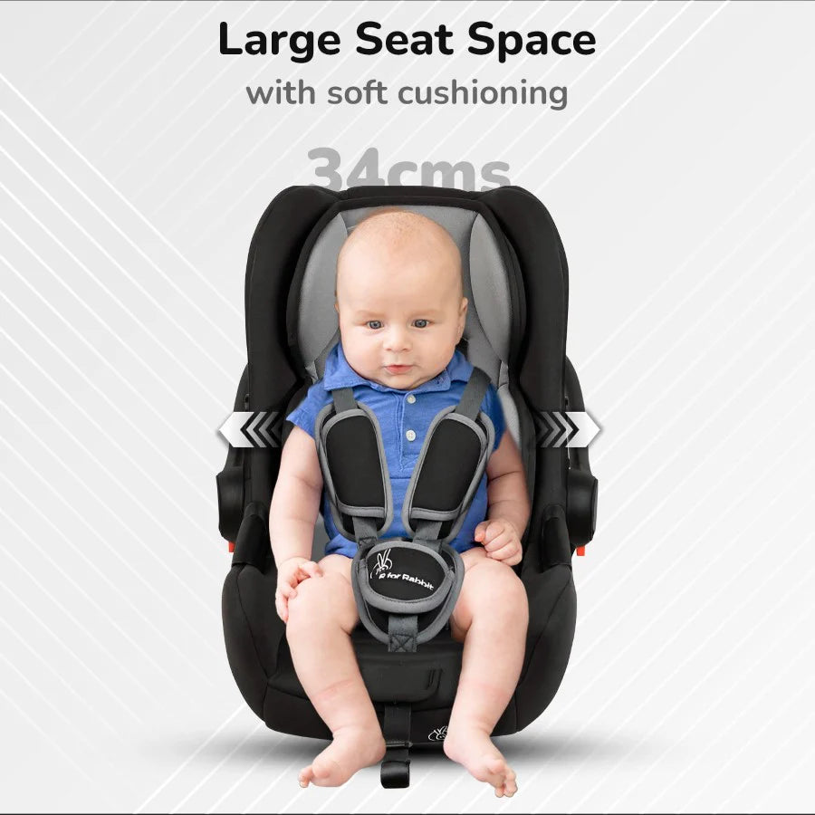 Picaboo Sportz 3-in-1 Convertible Baby Carry Cot, Rocker & Feeding Chair | Portable Newborn to Toddler Seat | Comfortable & Multi-Functional Baby Gear