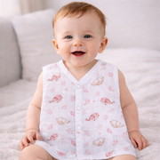 Muslin Button Type Jablas | Muslin Front Button Top For Babies