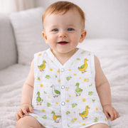 Muslin Button Type Jablas | Muslin Front Button Top For Babies