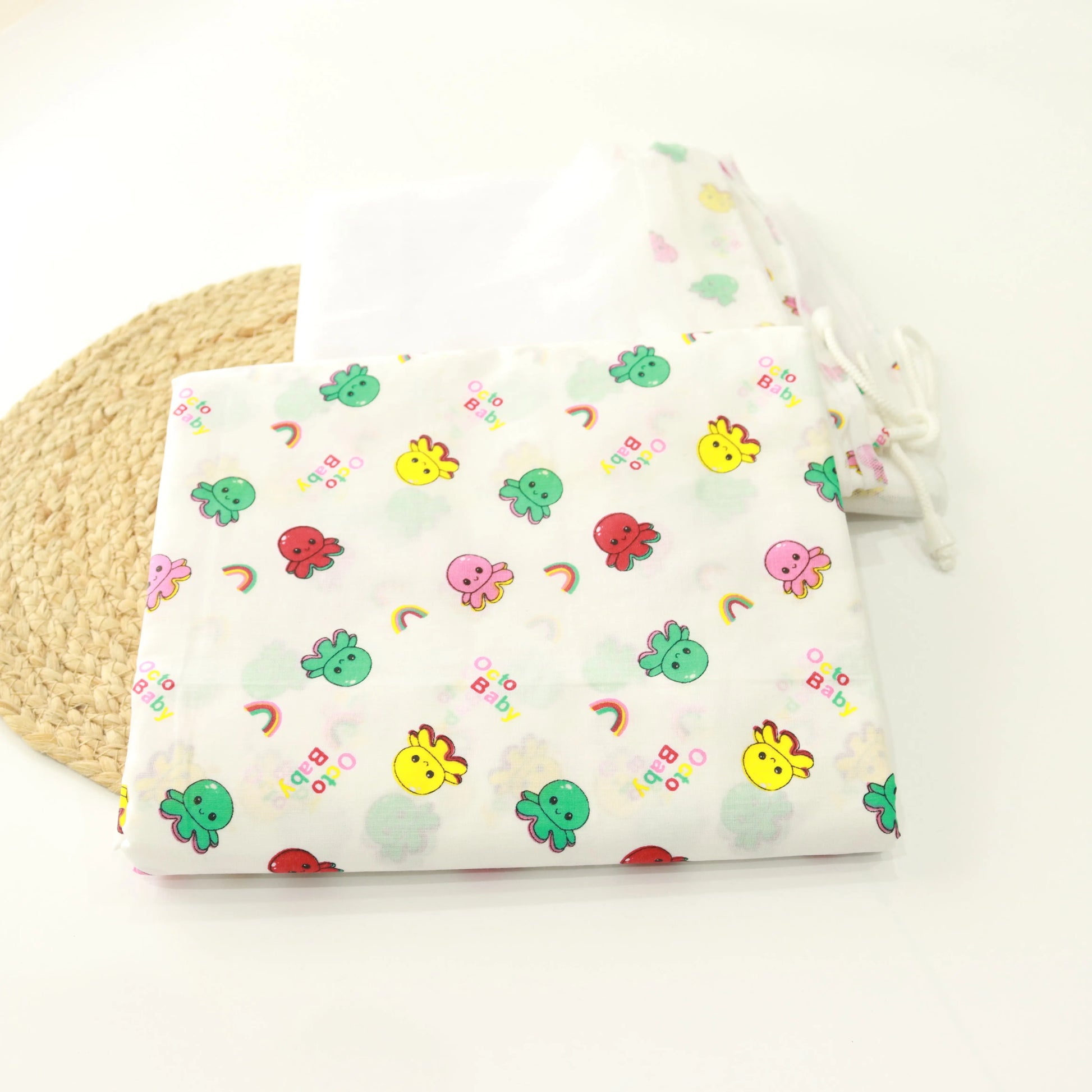 Thottil Cradle Cloth with Mosquito Net with Side Zip ( 3 Metres) babee D