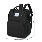 Diaper Bag with Changing Station | Mummy Bag With Bassinet | Diaper Bags | Bed Changing Bagpack babee D