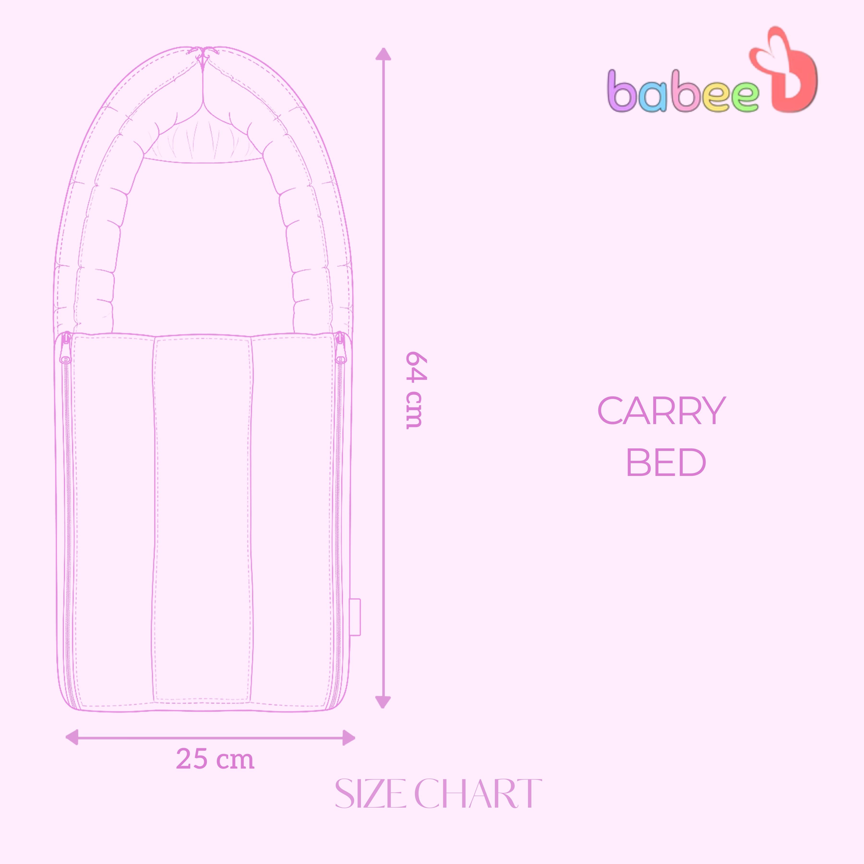 100% Organic Muslin Baby Carry Bed | Baby Muslin Carry Nest | Baby Carrier