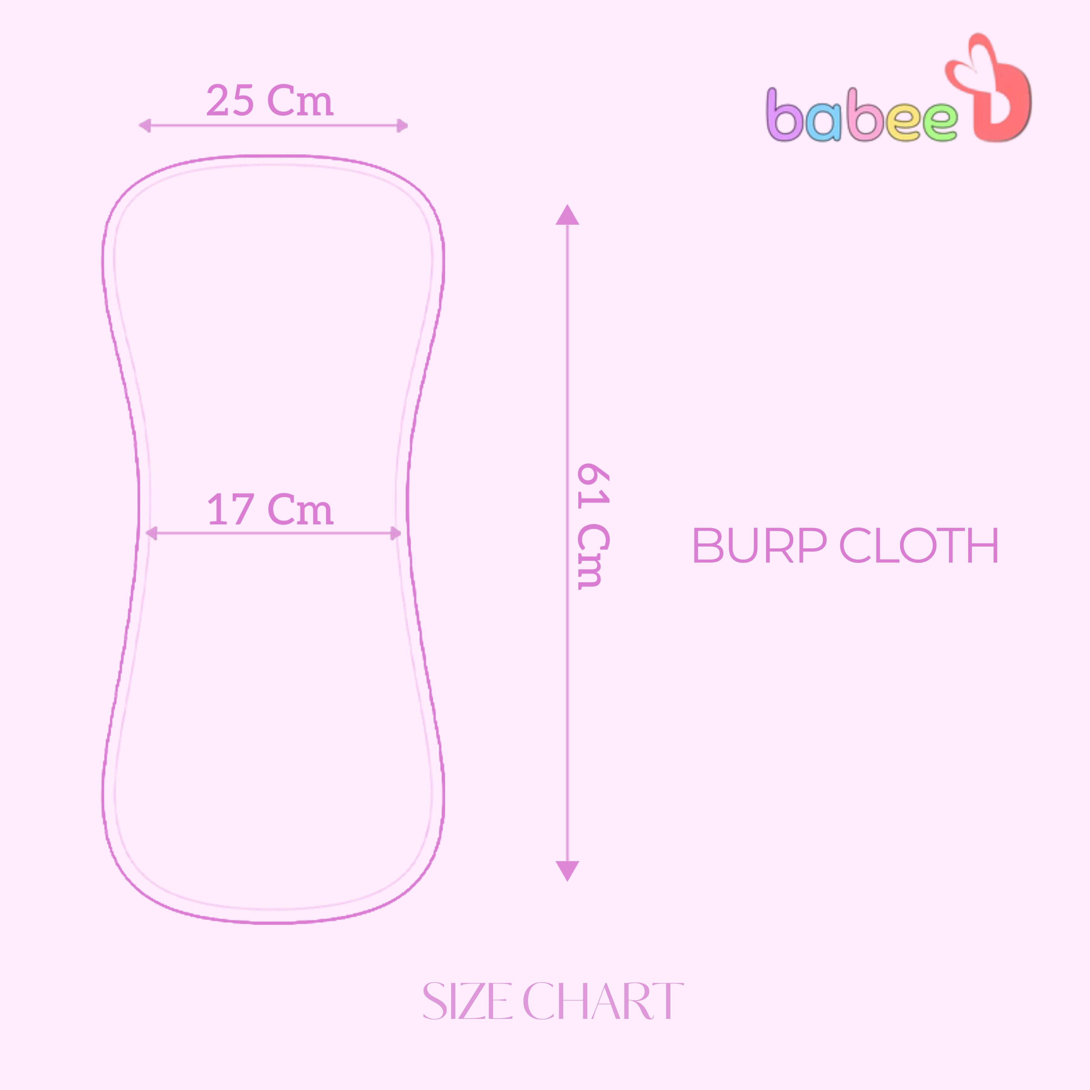 Baby Burp Cloths | Soft & Absorbent Cotton Burp Cloth for Newborns & Infants | Gentle Feeding Essential
