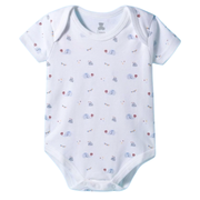 Baby Onesie Half Sleeves | Soft Cotton Baby Bodysuit for Newborns & Infants | Comfortable Everyday Wear