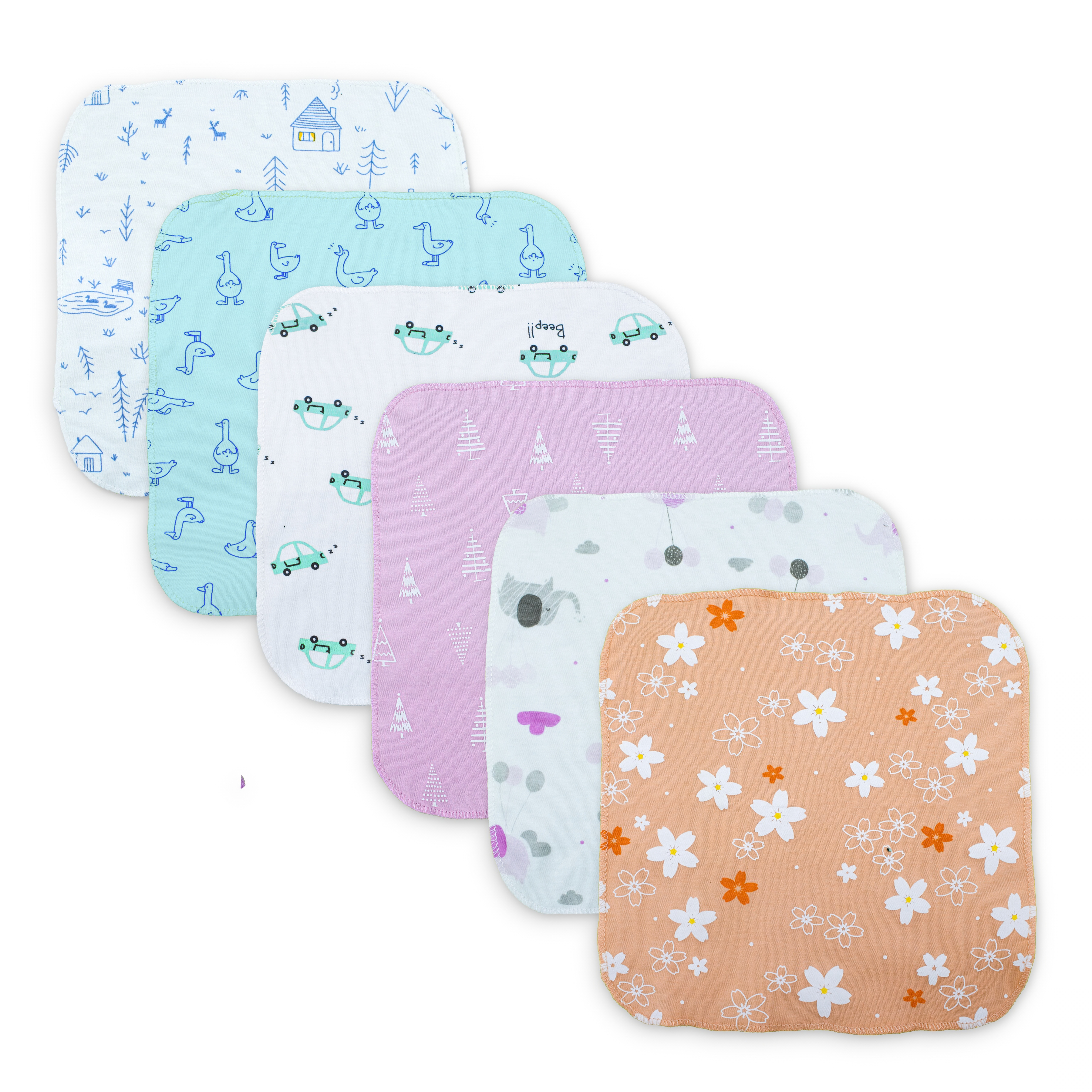 Baby Face Napkin | Soft Cotton Face Towel for Newborns & Infants | Gentle & Absorbent Baby Wipe Cloth