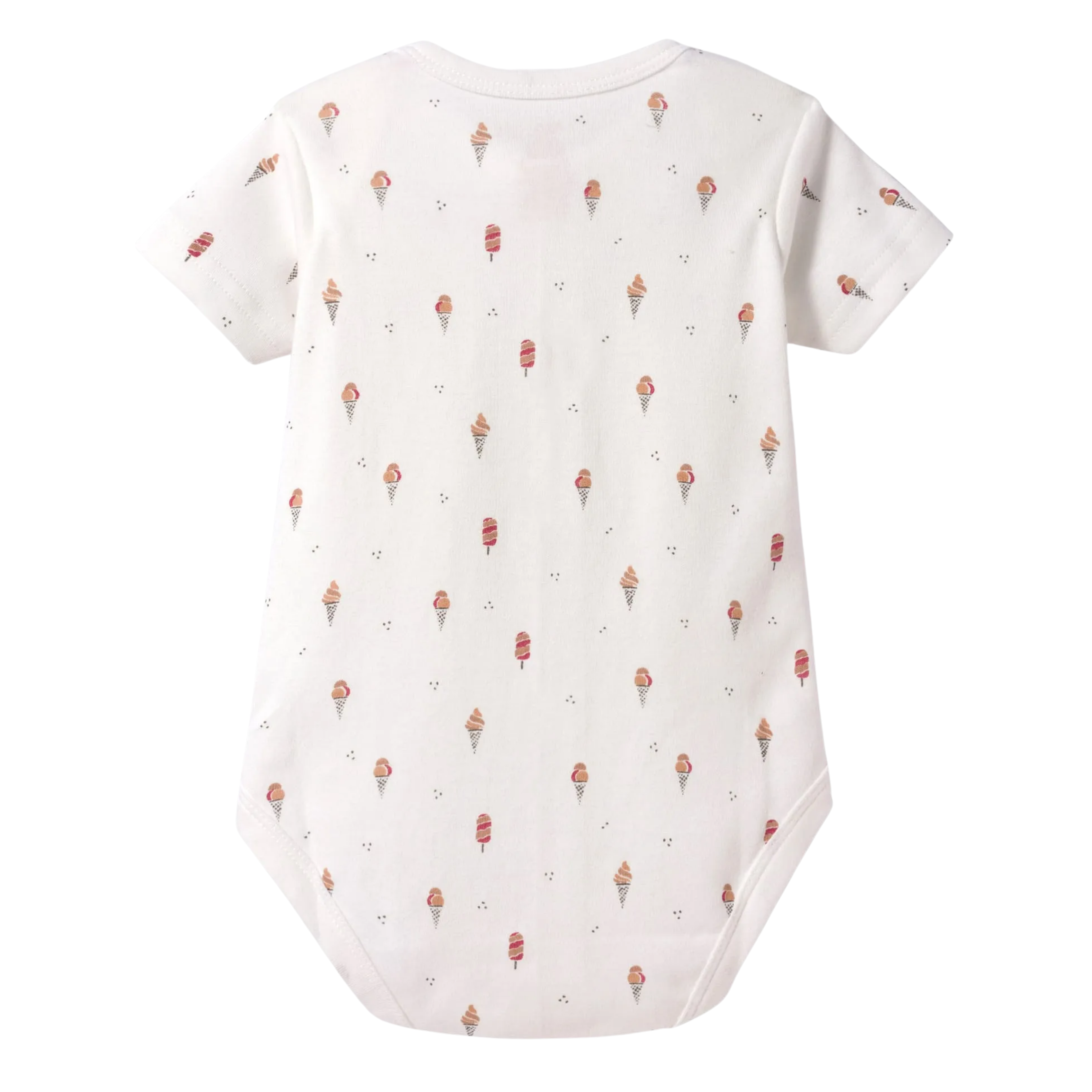 I Bears Interlock Knit Half Sleeves Onesies Combo Pack of 3 | Soft Cotton Baby Bodysuit for Newborns & Infants | Comfortable Daily Wear