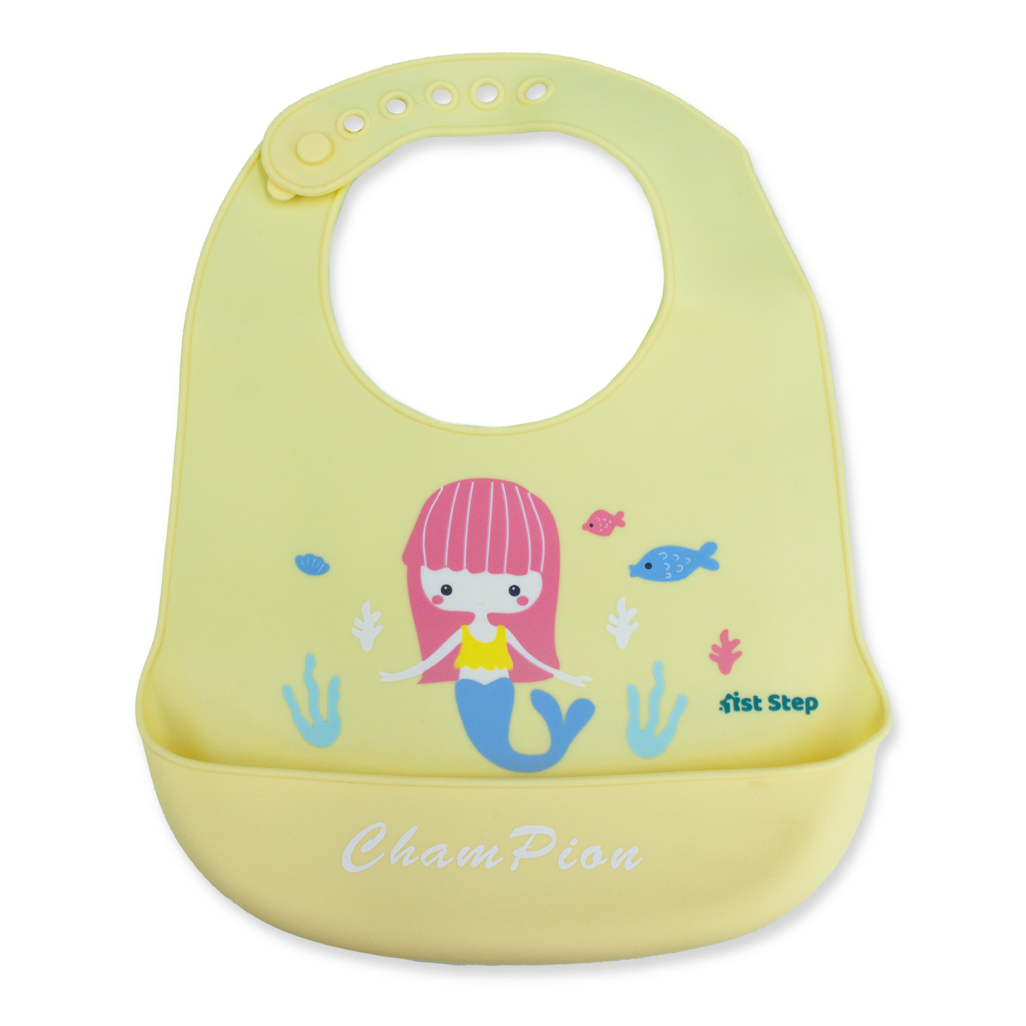 Silicone Baby Bib | Waterproof Soft Silicone Feeding Bib with Food Catcher | Easy Clean Bib for Babies & Toddlers