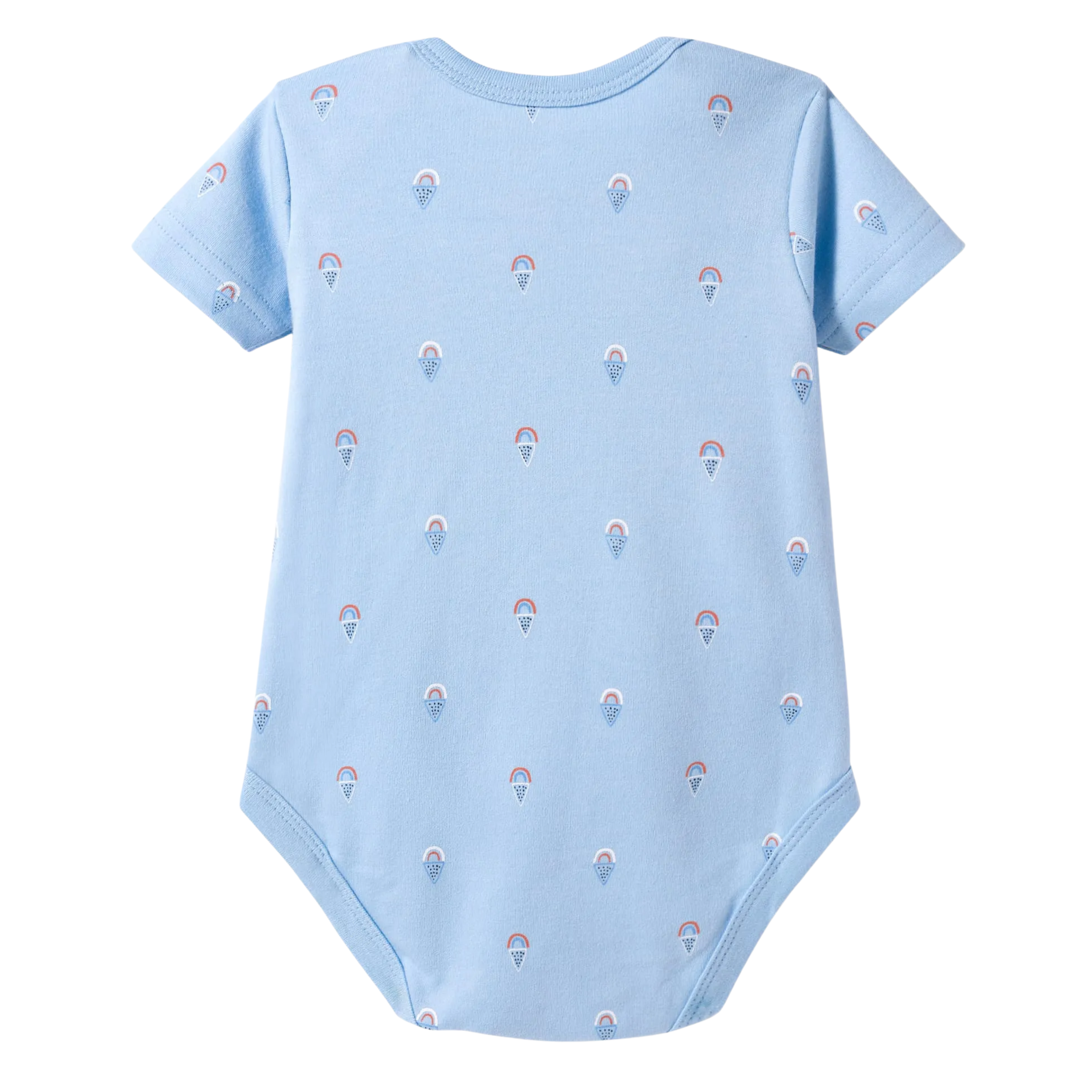 I Bears Interlock Knit Half Sleeves Onesies Combo Pack of 3 | Soft Cotton Baby Bodysuit for Newborns & Infants | Comfortable Daily Wear