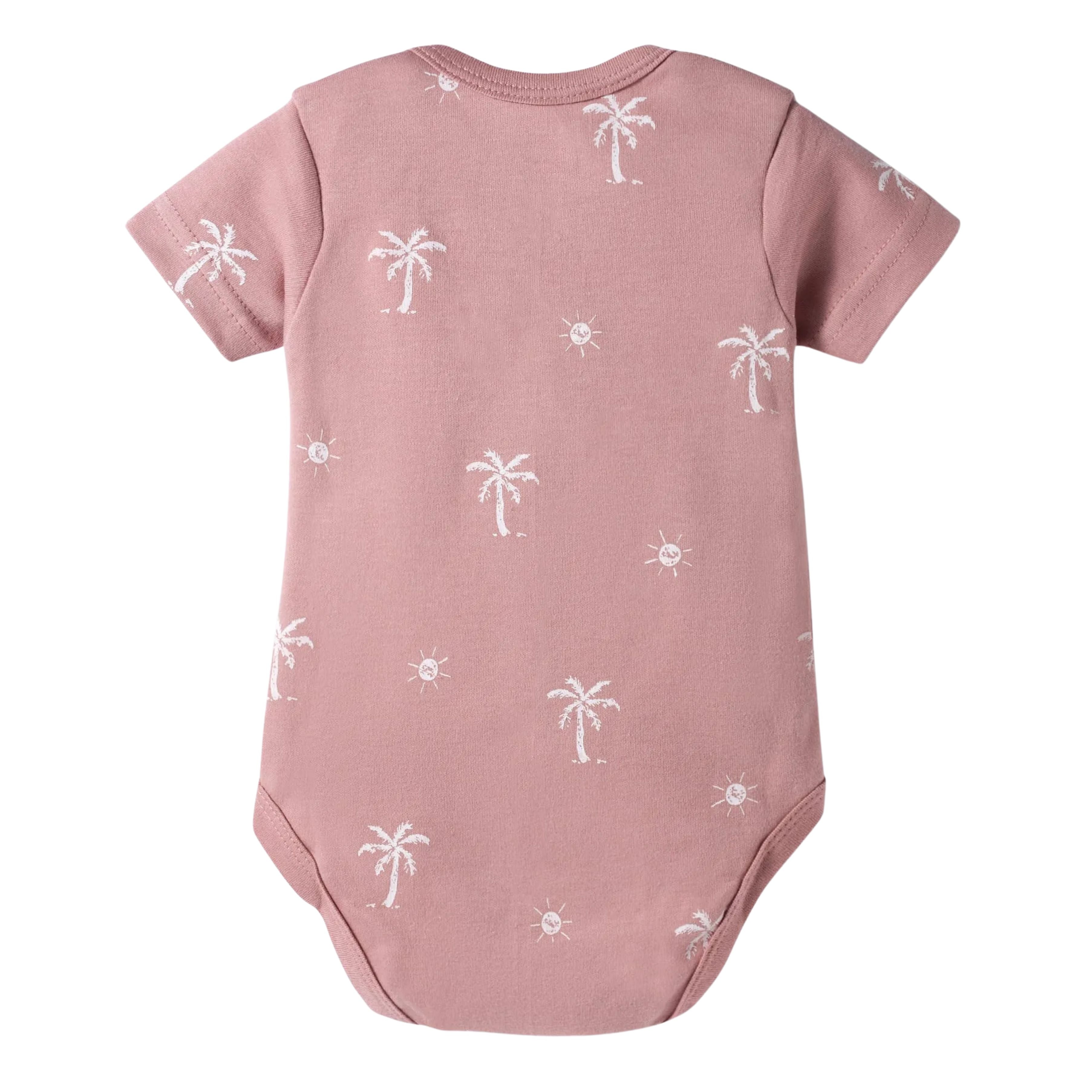 I Bears Interlock Knit Half Sleeves Onesies Combo Pack of 3 | Soft Cotton Baby Bodysuit for Newborns & Infants | Comfortable Daily Wear
