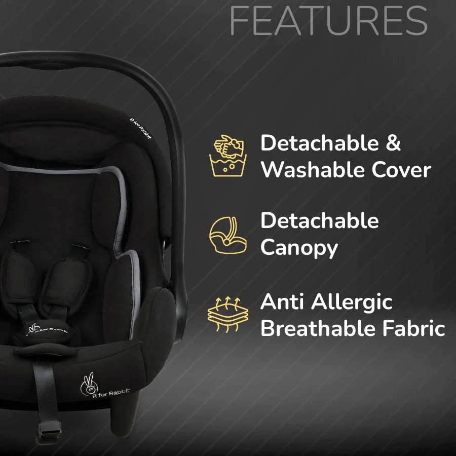 Picaboo Sportz 3-in-1 Convertible Baby Carry Cot, Rocker & Feeding Chair | Portable Newborn to Toddler Seat | Comfortable & Multi-Functional Baby Gear