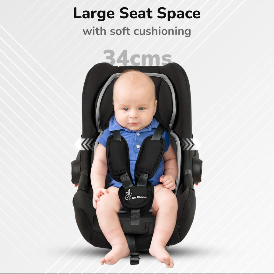 Picaboo Sportz 3-in-1 Convertible Baby Carry Cot, Rocker & Feeding Chair | Portable Newborn to Toddler Seat | Comfortable & Multi-Functional Baby Gear