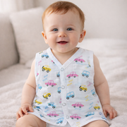 Muslin Button Type Jablas | Muslin Front Button Top For Babies