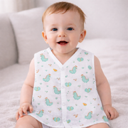 Muslin Button Type Jablas | Muslin Front Button Top For Babies