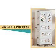 Kids Wardrobe Organizer| Multi-Layer Baby Clothes Storage Cabinet with Shelves | Space Saving Kids Storage Wardrobe(68x36x164 cm) Model No.70123(Bear) (Copy)