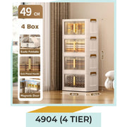 Kids Wardrobe Organizer| Multi-Layer Baby Clothes Storage Cabinet with Shelves | Space Saving Kids Storage Wardrobe Model No.4905 (Copy)