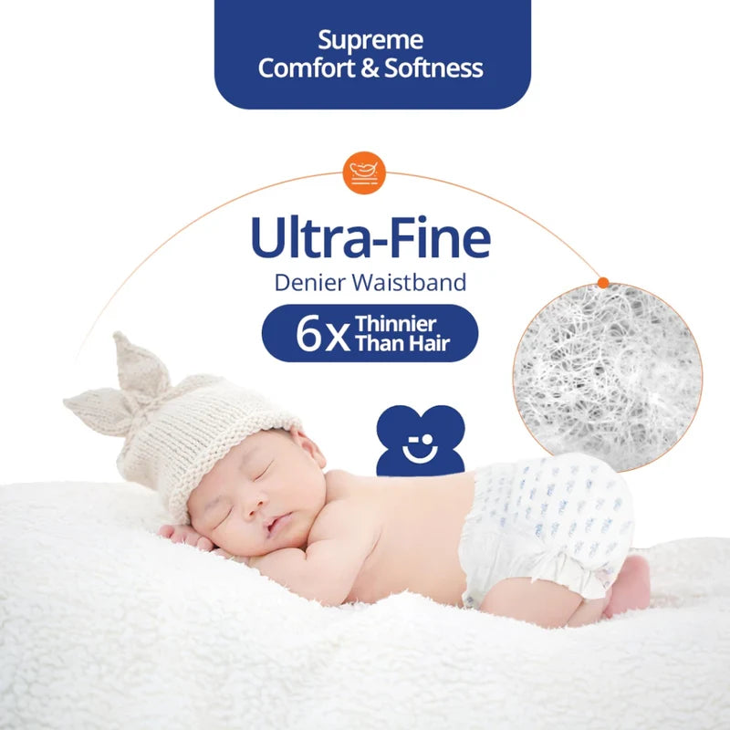 MILK Safe & Clean Baby Diapers Flexi Tape L | Pack of 36 | Soft, Leak-Proof Disposable Diapers for Newborn Babies