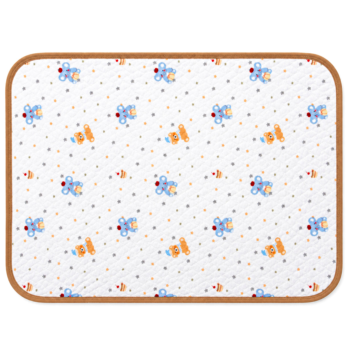 Baby Dry Sheet Waterproof Cotton Mattress Protector for Newborns & Kids | Soft Baby Bed Protector with Cute Printed Design