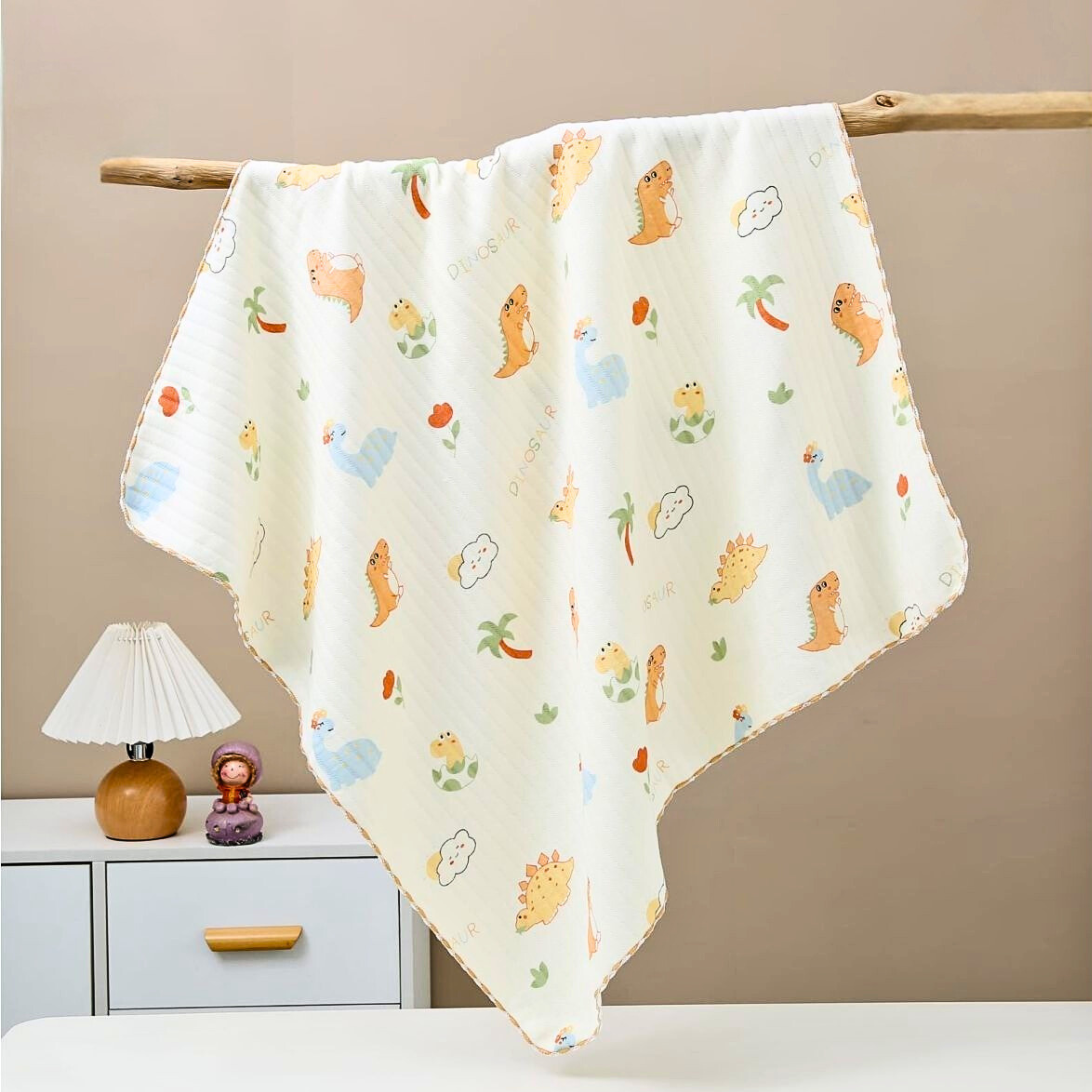 Organic 100% Cotton Baby Muslin Blanket Cloth | Ultra-Soft & Breathable | 85×85 cm | Newborn–12 Months babee D